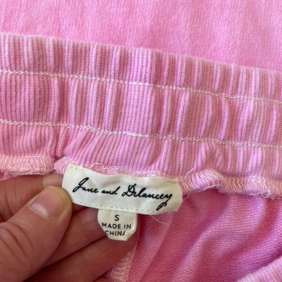 Anthropology NWOT Jane and Delancey Womens Tie Dye Jogger Sweatpants Small Pink - Picture 8 of 10